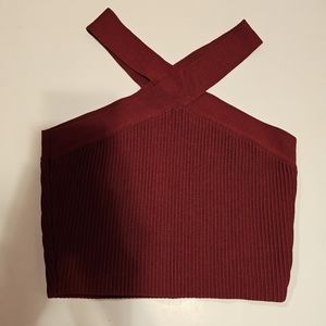 Red s/m crop top
